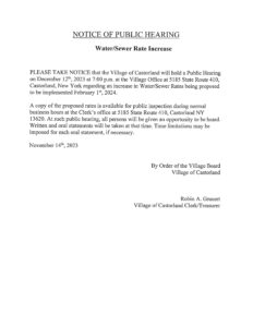 Public Hearing